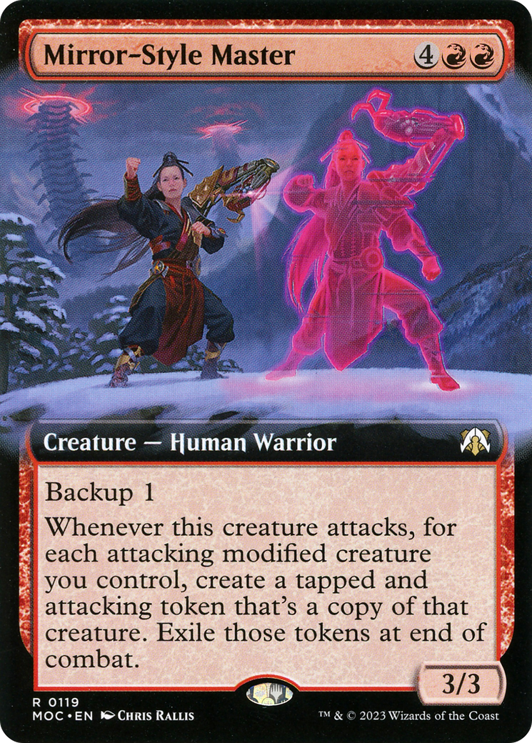 Mirror-Style Master (Extended Art) (119) [March of the Machine Commander] foil - Deck Out Gaming