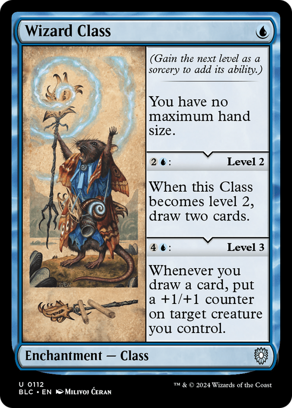 Wizard Class (112) [Bloomburrow Commander] - Deck Out Gaming
