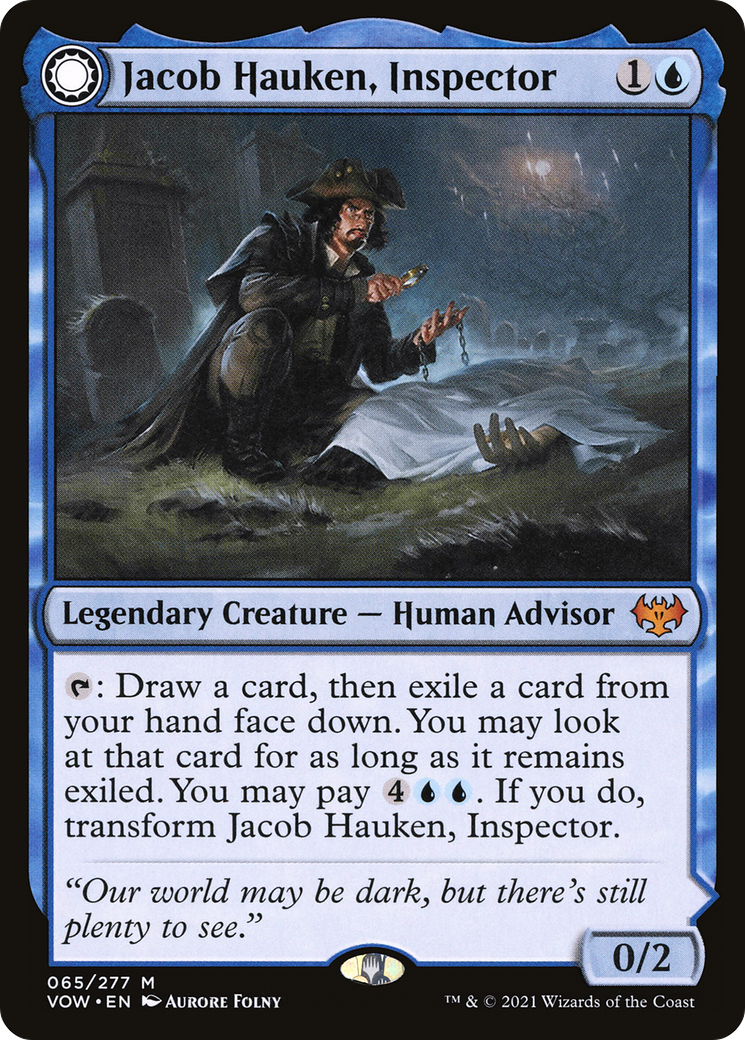 Jacob Hauken, Inspector // Hauken's Insight (65) [Innistrad: Crimson Vow] - Deck Out Gaming