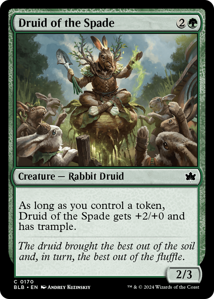 Druid of the Spade (170) [Bloomburrow] foil - Deck Out Gaming