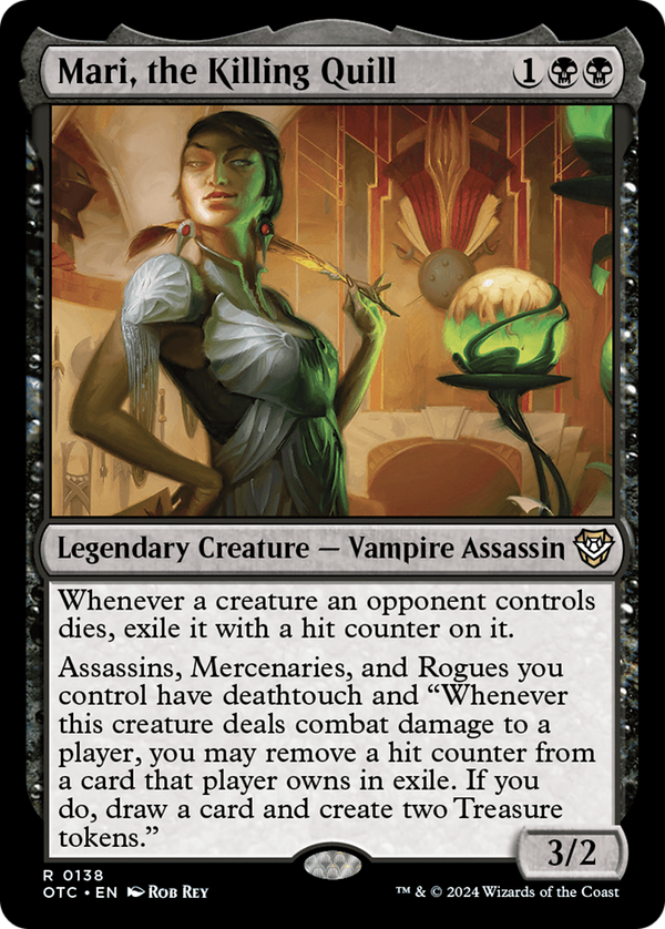 Mari, the Killing Quill (138) [Outlaws of Thunder Junction Commander] - Deck Out Gaming