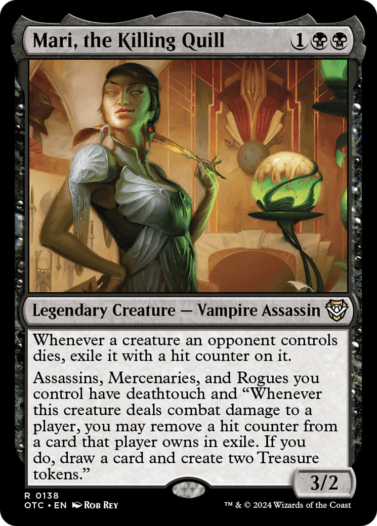 Mari, the Killing Quill (138) [Outlaws of Thunder Junction Commander] - Deck Out Gaming