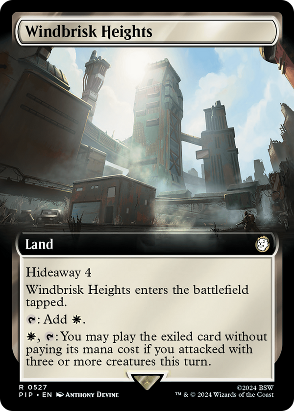 Windbrisk Heights (Extended Art) (527) [Fallout] - Deck Out Gaming