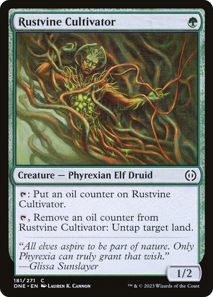 Rustvine Cultivator (181) [Phyrexia: All Will Be One] - Deck Out Gaming