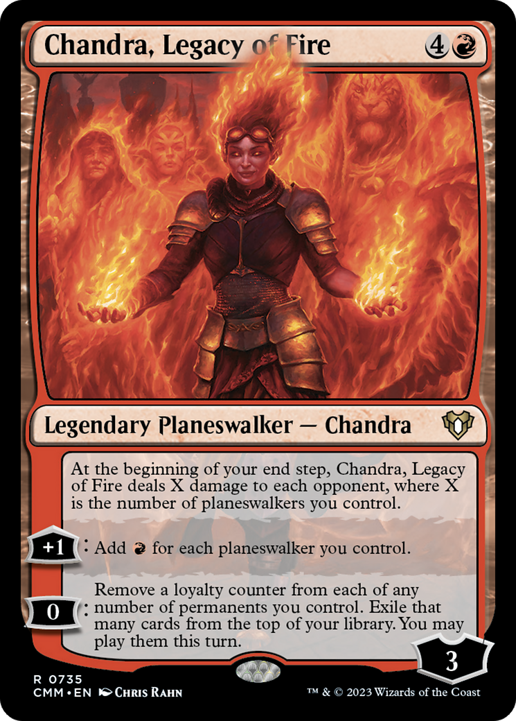 Chandra, Legacy of Fire (735) [Commander Masters] - Deck Out Gaming