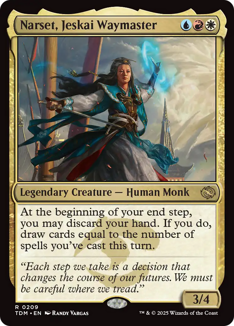 Narset, Jeskai Waymaster (209) [Tarkir: Dragonstorm] foil - Deck Out Gaming