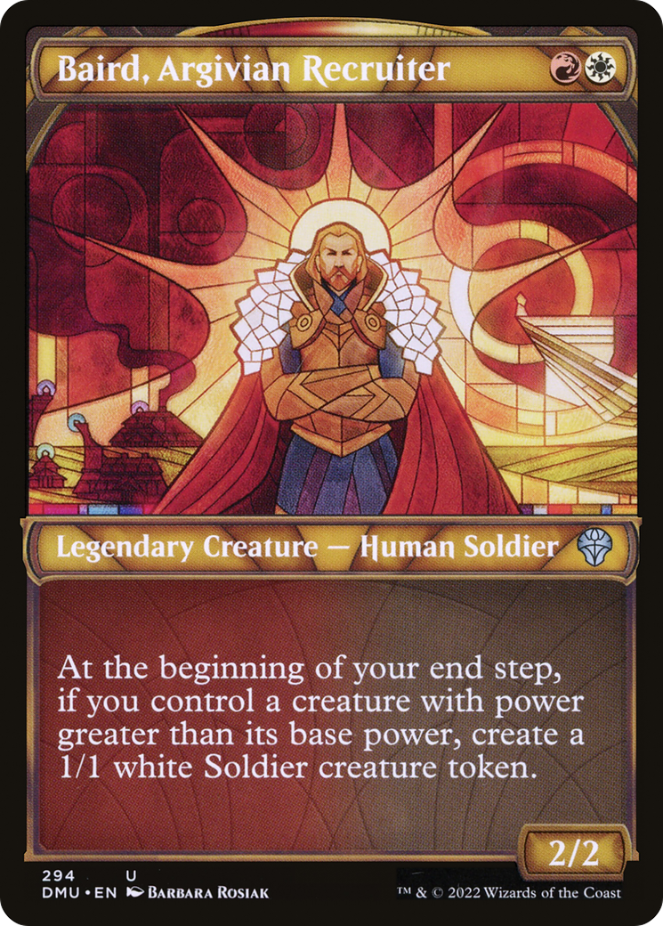 Baird, Argivian Recruiter (Showcase) (294) [Dominaria United] foil - Deck Out Gaming