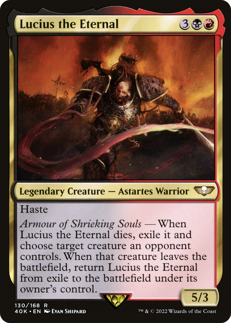 Lucius the Eternal (130) [Warhammer 40,000 Commander] - Deck Out Gaming