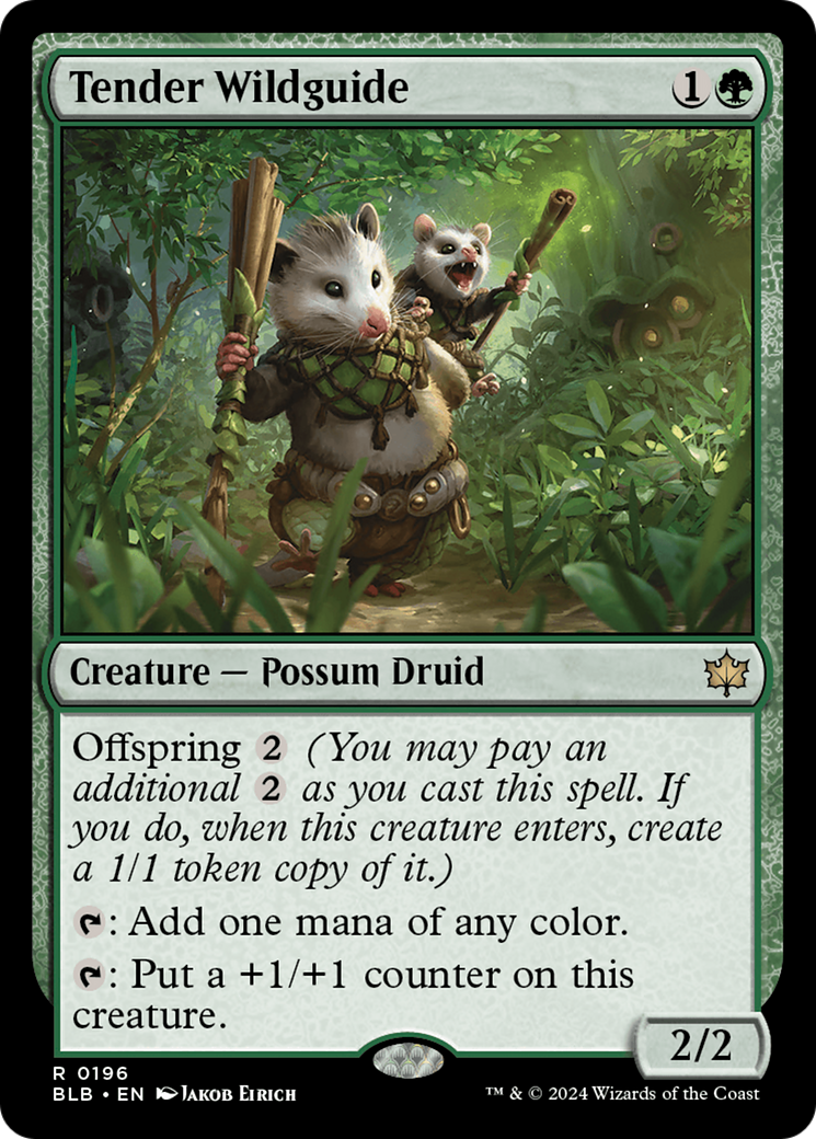 Tender Wildguide (196) [Bloomburrow] - Deck Out Gaming