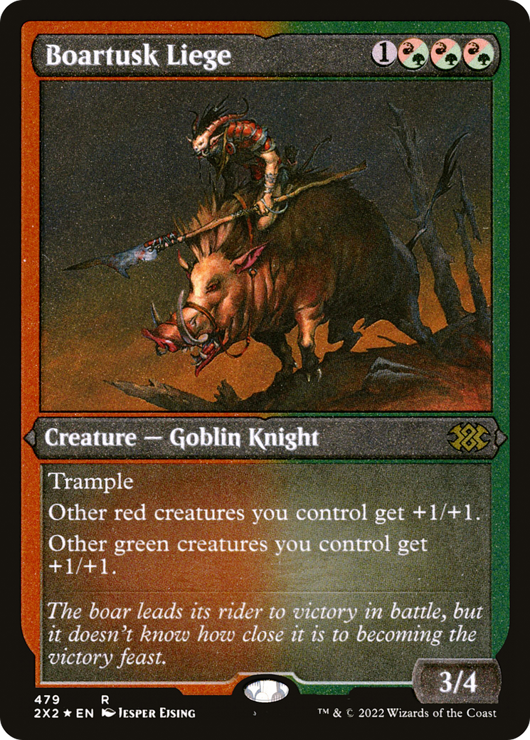 Boartusk Liege (Foil Etched) (479) [Double Masters 2022] foil - Deck Out Gaming