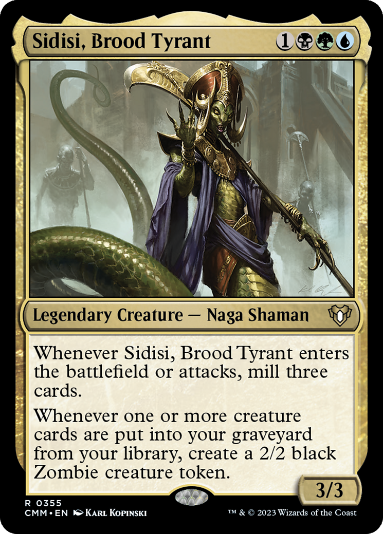 Sidisi, Brood Tyrant (355) [Commander Masters] - Deck Out Gaming