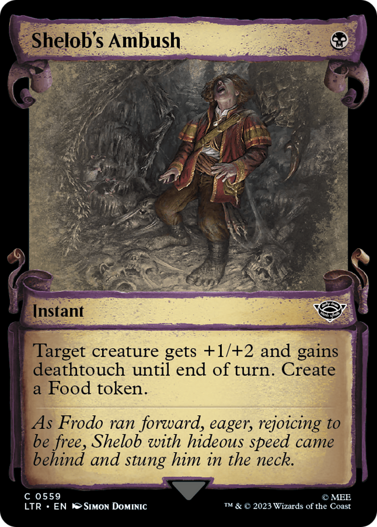 Shelob's Ambush (Showcase Scrolls) (559) [The Lord of the Rings: Tales of Middle-earth] foil - Deck Out Gaming