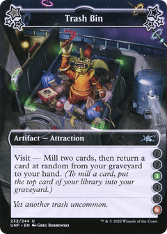 Trash Bin (3-6) (232) [Unfinity] foil - Deck Out Gaming