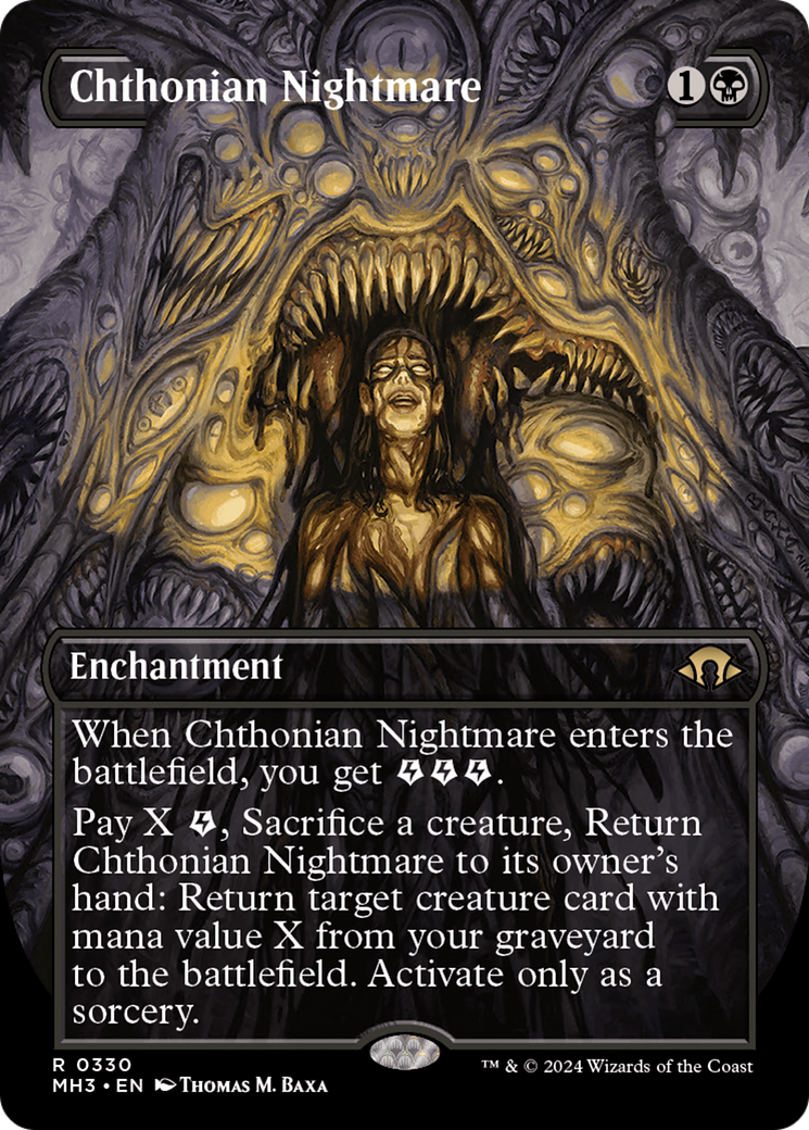 Chthonian Nightmare (Borderless) (330) [Modern Horizons 3] - Deck Out Gaming