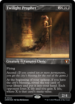 Twilight Prophet (524) [Commander Masters] etched - Deck Out Gaming