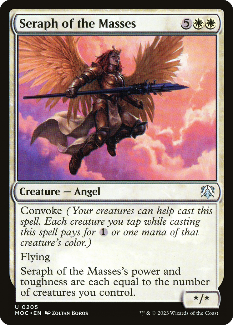 Seraph of the Masses (205) [March of the Machine Commander] - Deck Out Gaming