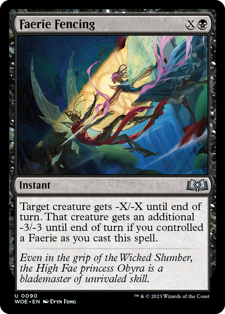 Faerie Fencing (90) [Wilds of Eldraine] foil - Deck Out Gaming