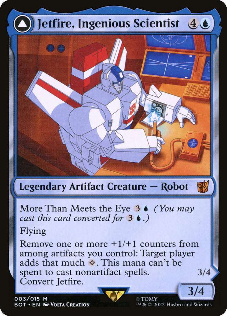 Jetfire, Ingenious Scientist (3) [Universes Beyond: Transformers] - Deck Out Gaming
