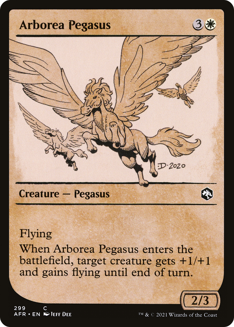 Arborea Pegasus (299) [Adventures in the Forgotten Realms] foil - Deck Out Gaming