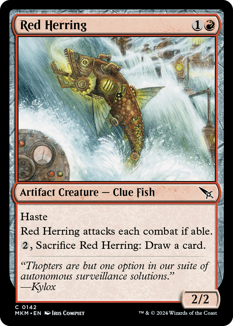 Red Herring (142) [Murders at Karlov Manor] foil - Deck Out Gaming