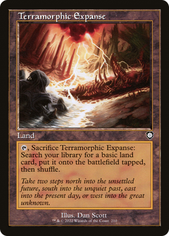 Terramorphic Expanse (Retro Frame) (210) [The Brothers' War Commander] - Deck Out Gaming