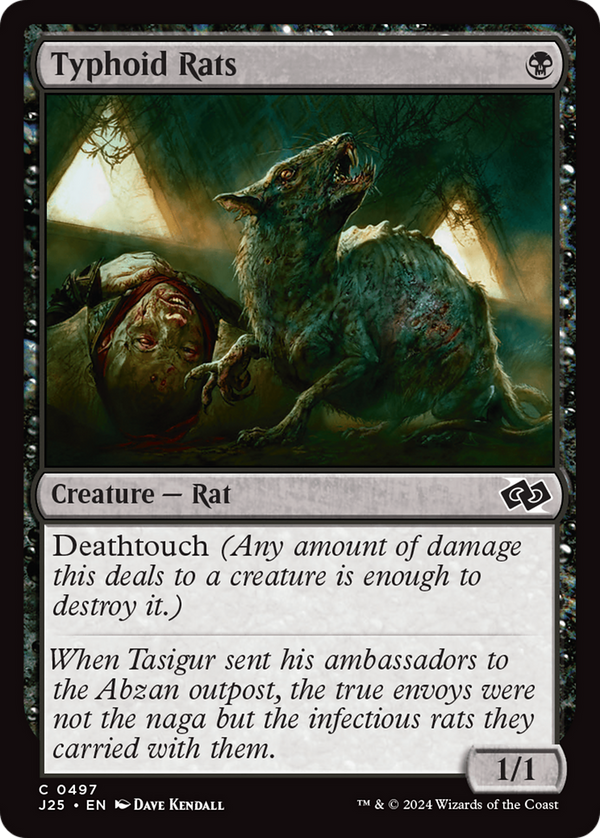 Typhoid Rats (497) [Foundations Jumpstart] - Deck Out Gaming