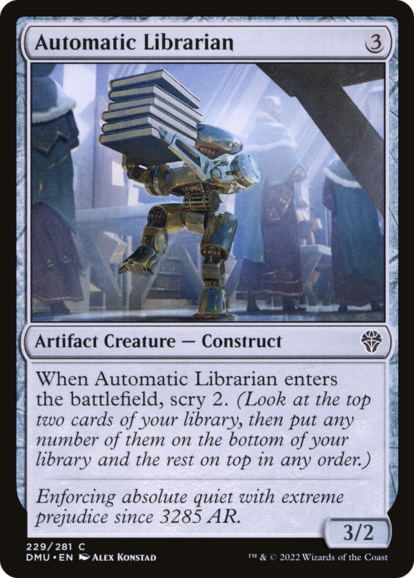 Automatic Librarian (229) [Dominaria United] foil - Deck Out Gaming