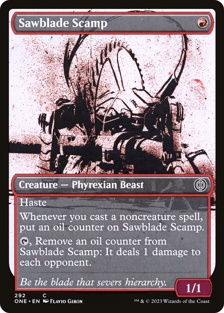 Sawblade Scamp (Showcase) (292) [Phyrexia: All Will Be One] foil - Deck Out Gaming
