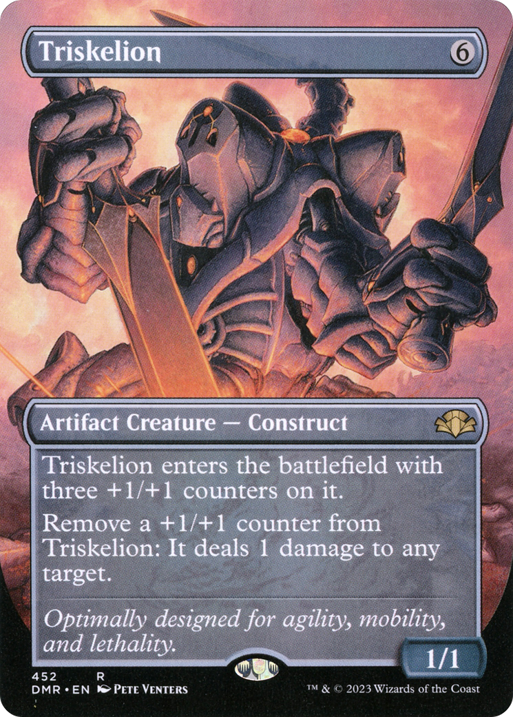 Triskelion (Borderless) (452) [Dominaria Remastered] foil - Deck Out Gaming