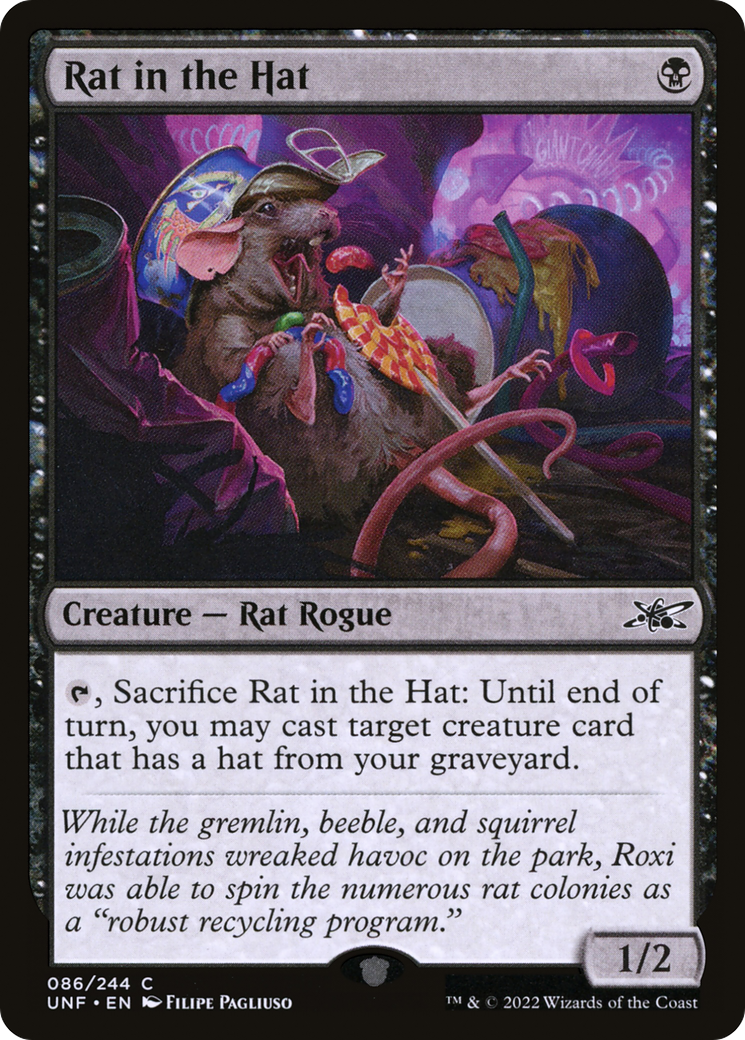 Rat in the Hat (86) [Unfinity] foil - Deck Out Gaming