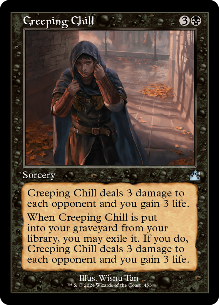 Creeping Chill (Retro Frame) (453) [Ravnica Remastered] - Deck Out Gaming