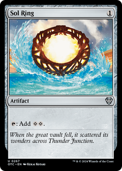Sol Ring (267) [Outlaws of Thunder Junction Commander] - Deck Out Gaming