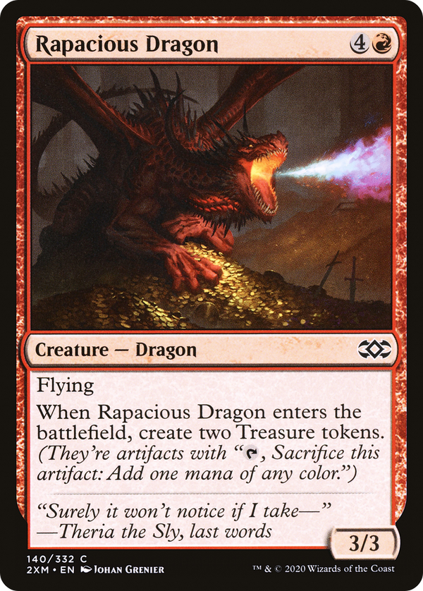 Rapacious Dragon (140) [Double Masters] - Deck Out Gaming