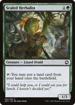 Scaled Herbalist (204) [Adventures in the Forgotten Realms] - Deck Out Gaming