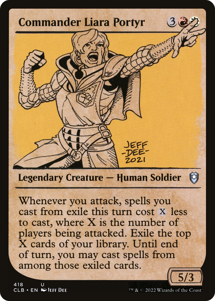 Commander Liara Portyr (Showcase) (418) [Commander Legends: Battle for Baldur's Gate] foil - Deck Out Gaming