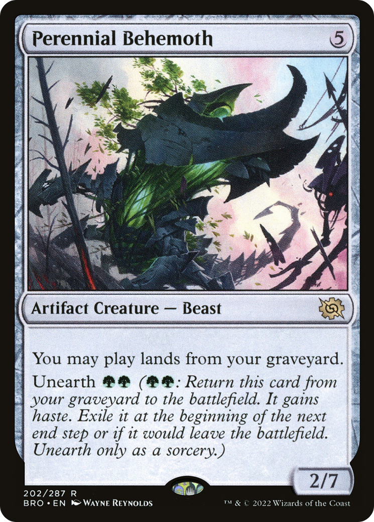 Perennial Behemoth (202) [The Brothers' War] foil - Deck Out Gaming