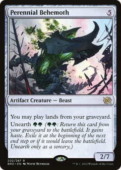 Perennial Behemoth (202) [The Brothers' War] foil - Deck Out Gaming