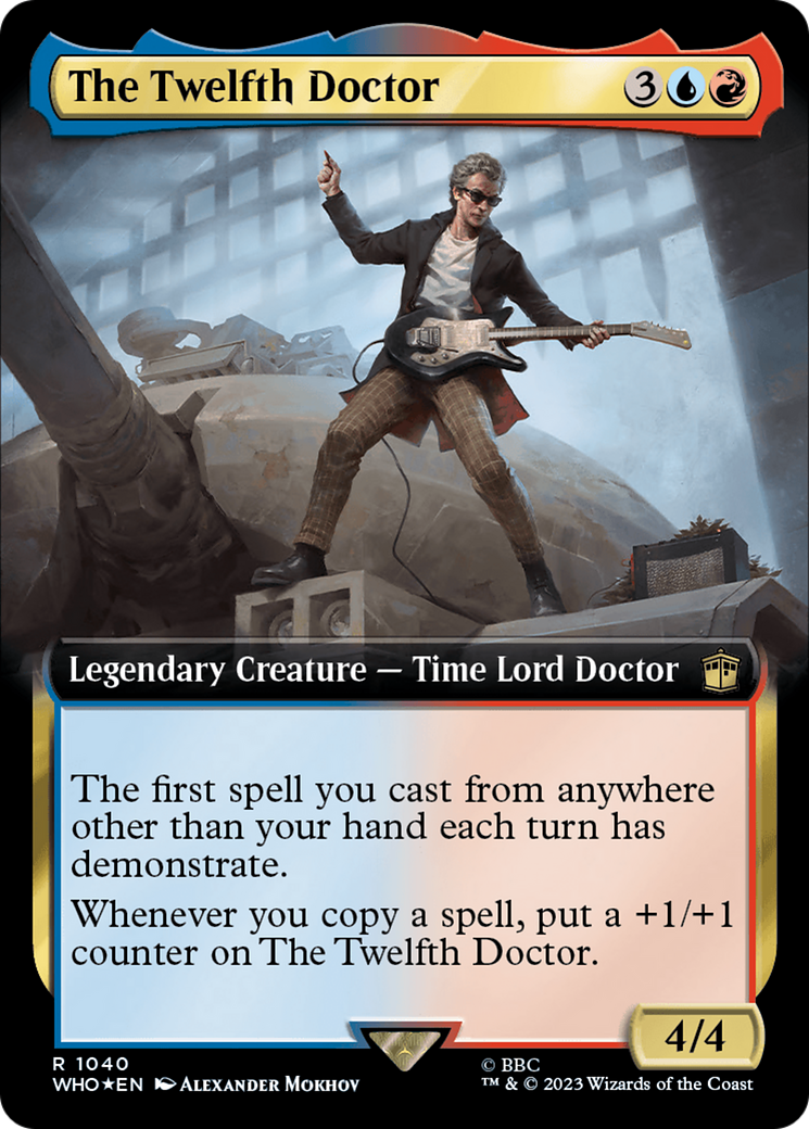 The Twelfth Doctor (Extended Art) (Surge Foil) (1040) [Doctor Who] foil - Deck Out Gaming