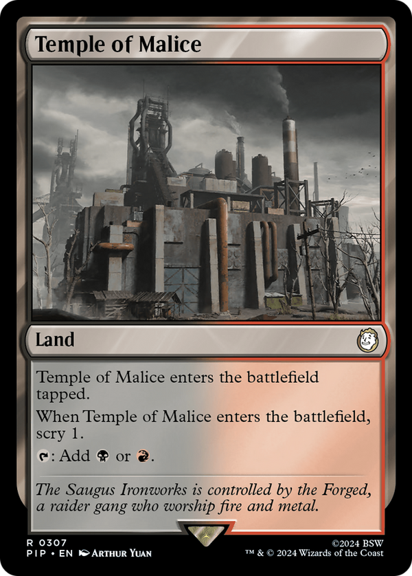 Temple of Malice (307) [Fallout] foil - Deck Out Gaming