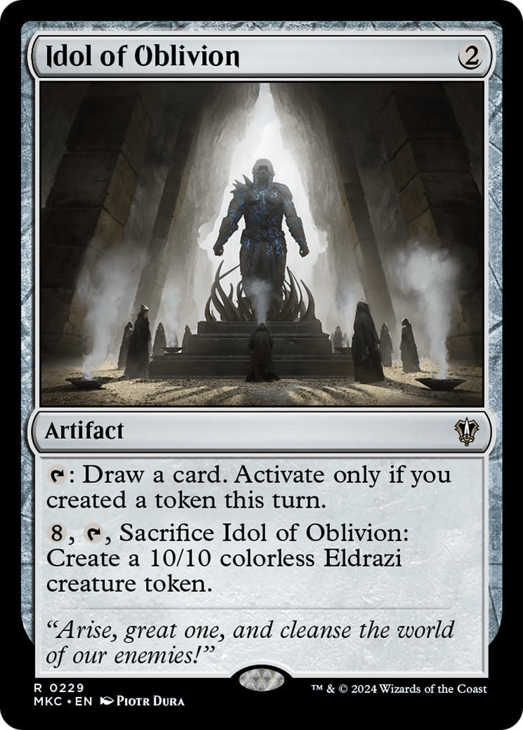 Idol of Oblivion (229) [Murders at Karlov Manor Commander] - Deck Out Gaming
