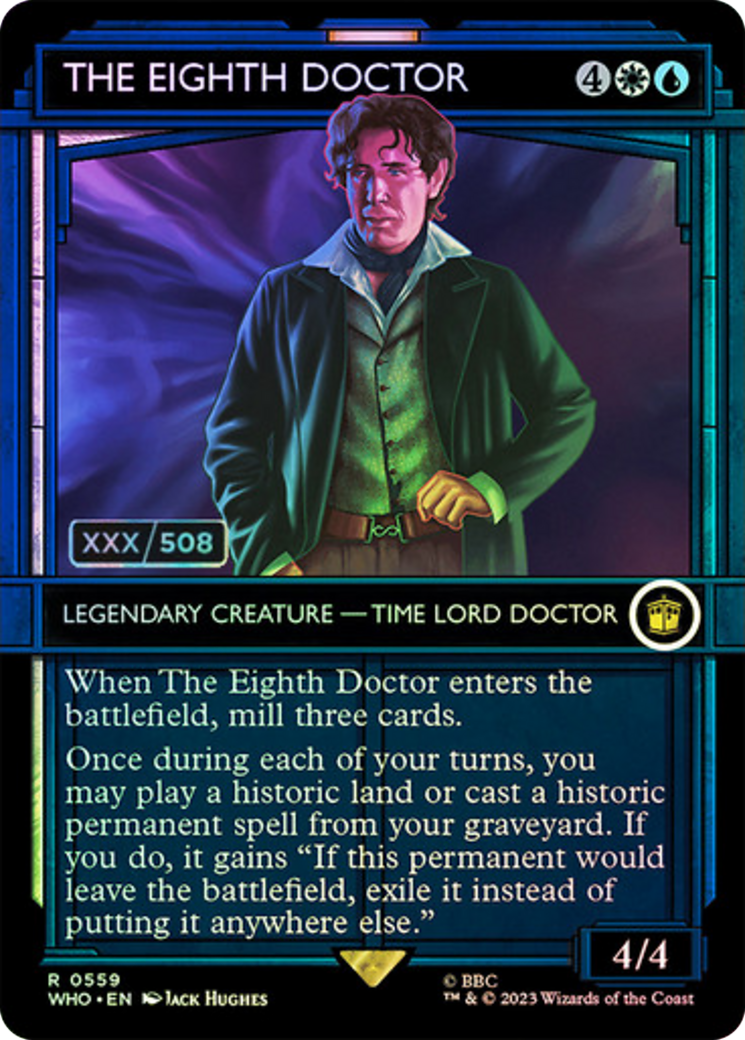The Eighth Doctor (Serial Numbered) (559) [Doctor Who] foil - Deck Out Gaming