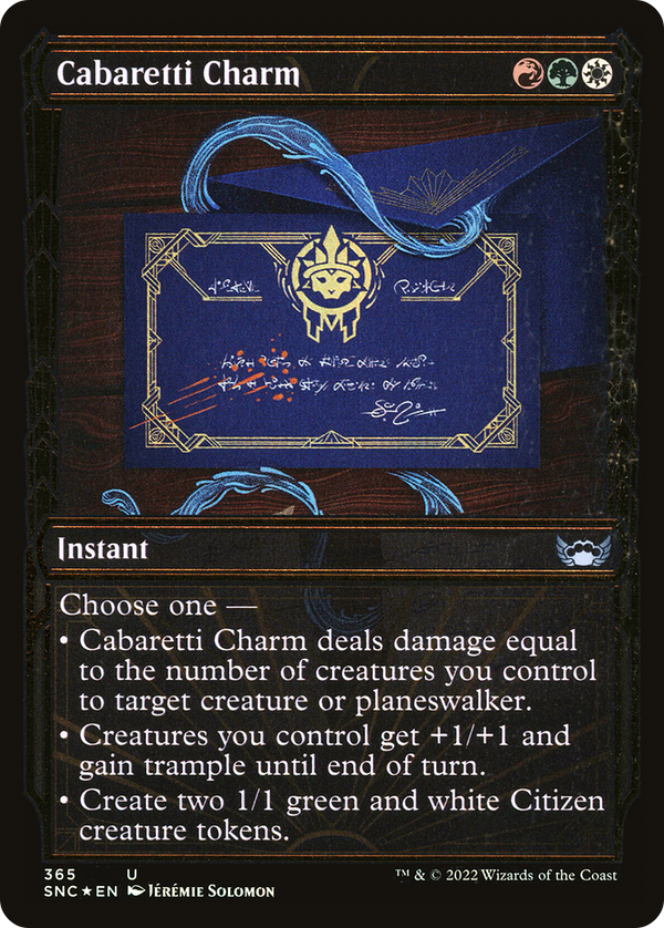 Cabaretti Charm (Gilded Foil) (365) [Streets of New Capenna] foil - Deck Out Gaming