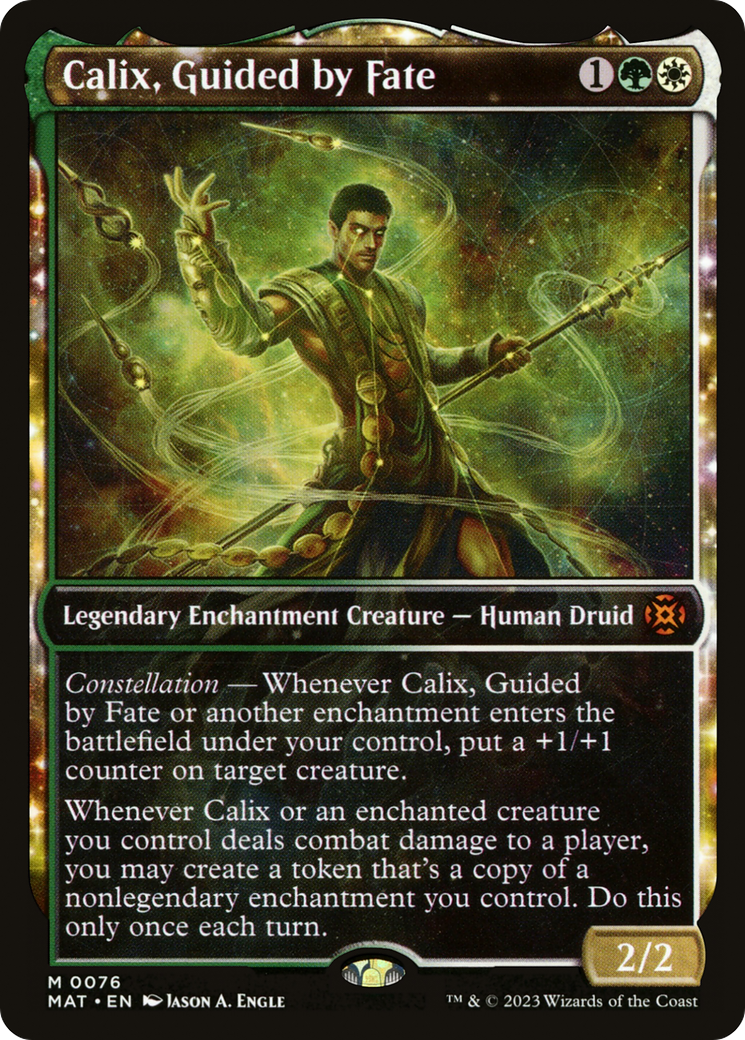 Calix, Guided by Fate (Showcase) (76) [March of the Machine: The Aftermath] foil - Deck Out Gaming