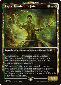 Calix, Guided by Fate (Showcase) (76) [March of the Machine: The Aftermath] foil - Deck Out Gaming