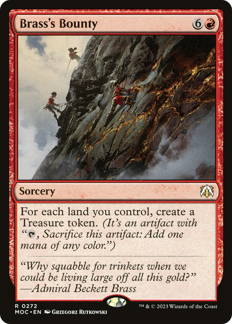 Brass's Bounty (272) [March of the Machine Commander] - Deck Out Gaming