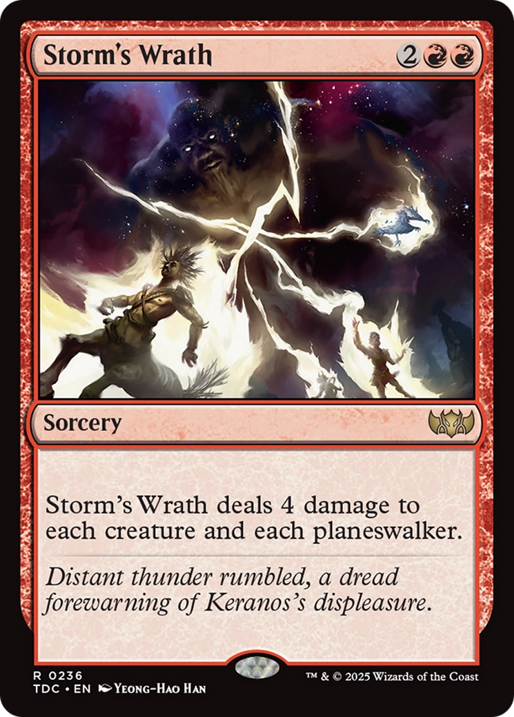 Storm's Wrath (236) [Commander: Tarkir: Dragonstorm] - Deck Out Gaming