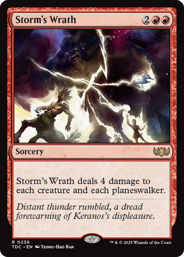 Storm's Wrath (236) [Commander: Tarkir: Dragonstorm] - Deck Out Gaming