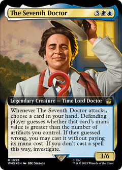 The Seventh Doctor (Extended Art) (Surge Foil) (1033) [Doctor Who] foil - Deck Out Gaming