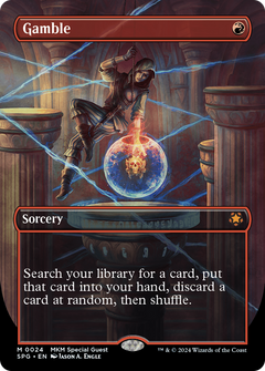Gamble (Borderless) (24) [Special Guests] - Deck Out Gaming
