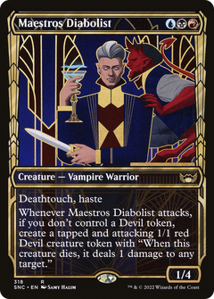 Maestros Diabolist (Showcase) (318) [Streets of New Capenna] - Deck Out Gaming